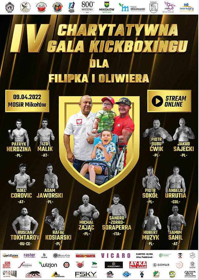 Charytatywna gala sportów walki w Mikołowie