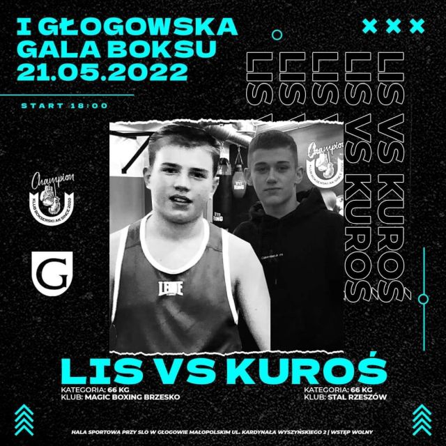 Bartek Kuroś (Stal Rzeszów) vs Jakub Lis (Magic Boxing Brzesko)