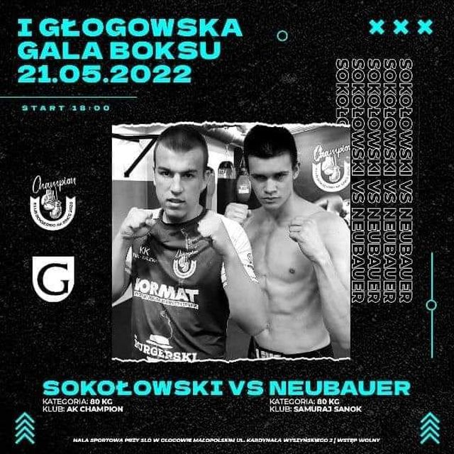 Kacper Sokołowski (AK Champion) vs Arkadiusz Ruszaj (Magic Boxing Brzesko)