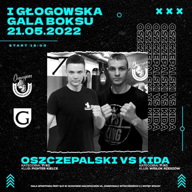 Dominik Kida (Wisłok Rzeszów) vs Filip Oszczepalski (Fighter Kielce)