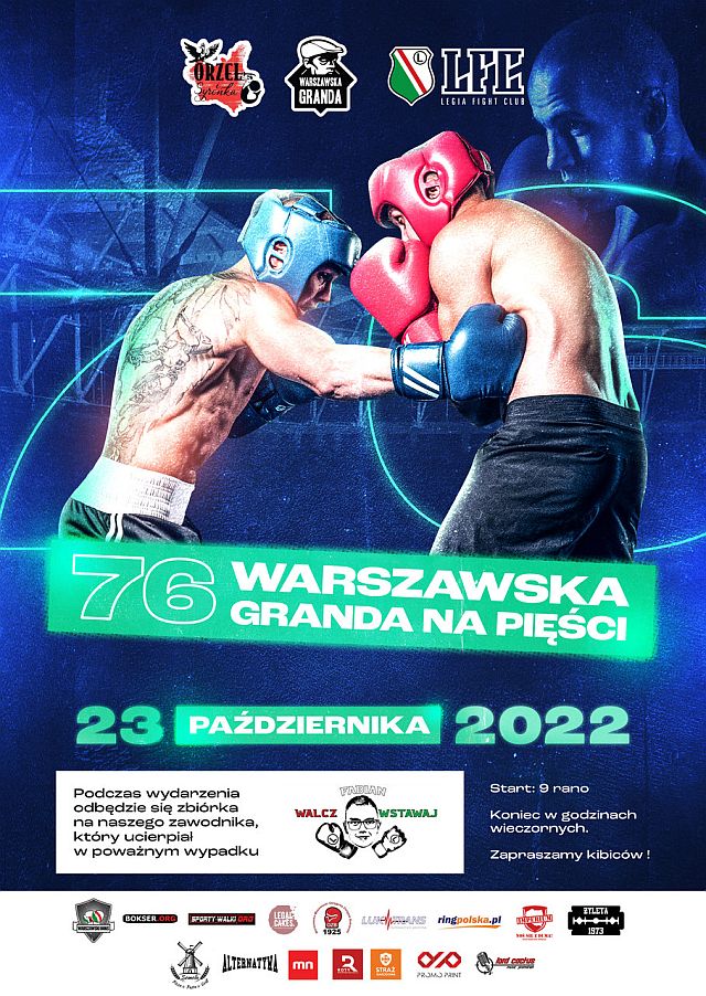 Warszawska Granda na pięści w Hali Toprwar Legia Fight Club