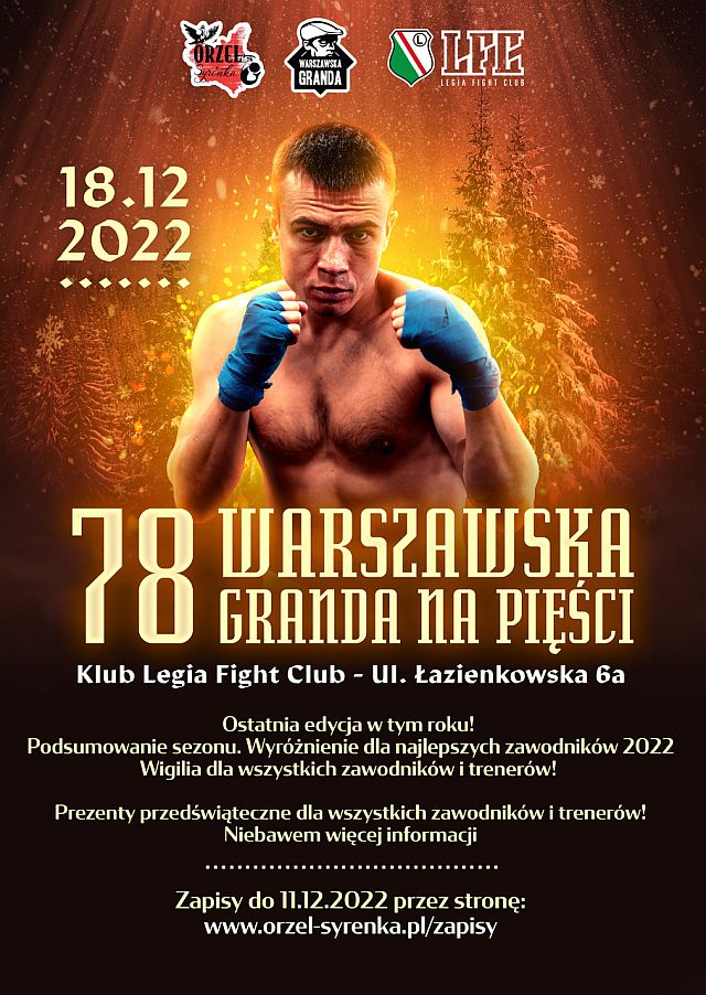 Warszawska Granda Na Pięści Torwar Legia Fight Club