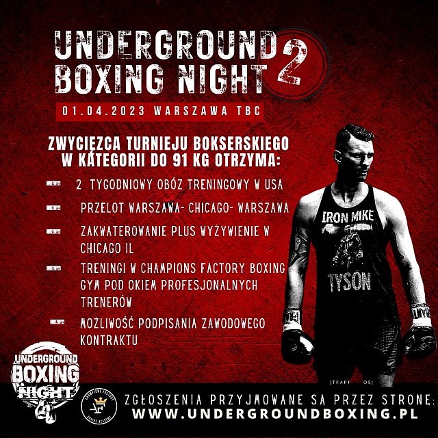 Underground Boxing Night Warszawa Forty Bema
