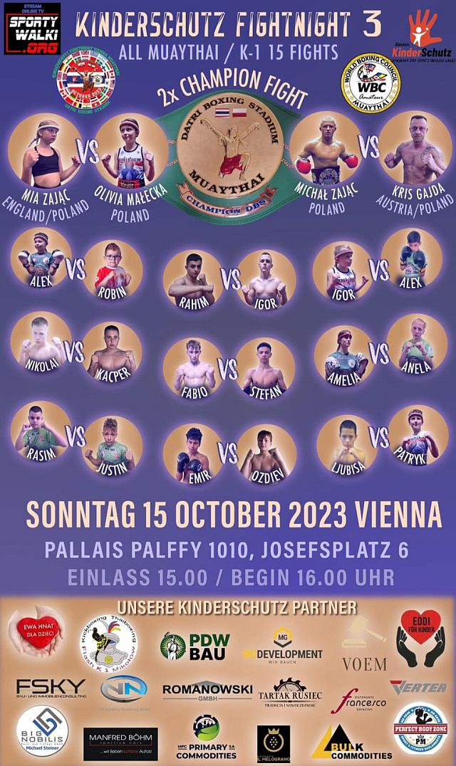 Kinderschutz Fightnight Vienna