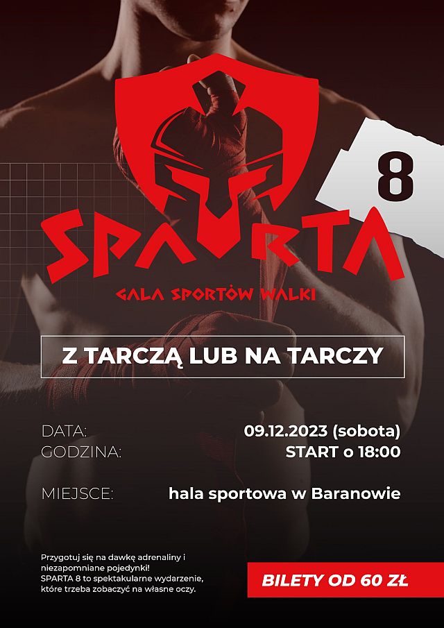 SPARTA 8 Baranowo Gala Sportów Walki