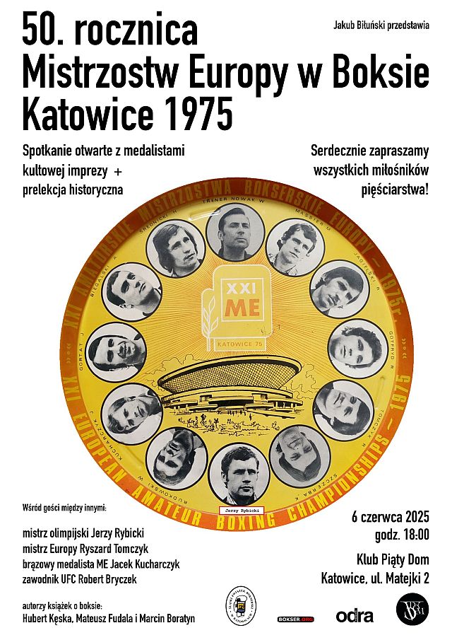 Obchody 50. rocznicy Mistrzostw Europy w Boksie Katowice 1975 Spodek sislesian