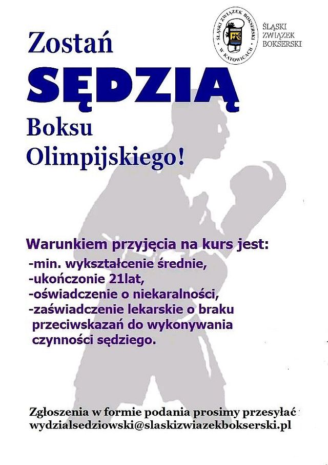 Zostań sędzia Boksu Olimpijskiego