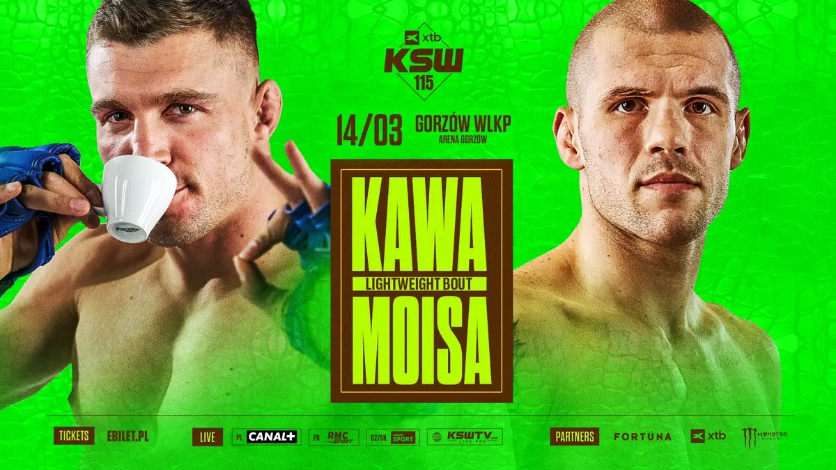 Wojciech Kawa zmierzy sięz Oleksandrem Moisą na gali XTB KSW 116