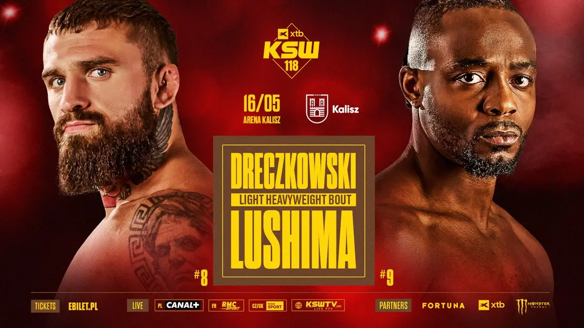 Mocne starcie w wadze półciężkiej dodane do karty walk gali XTB KSW 118