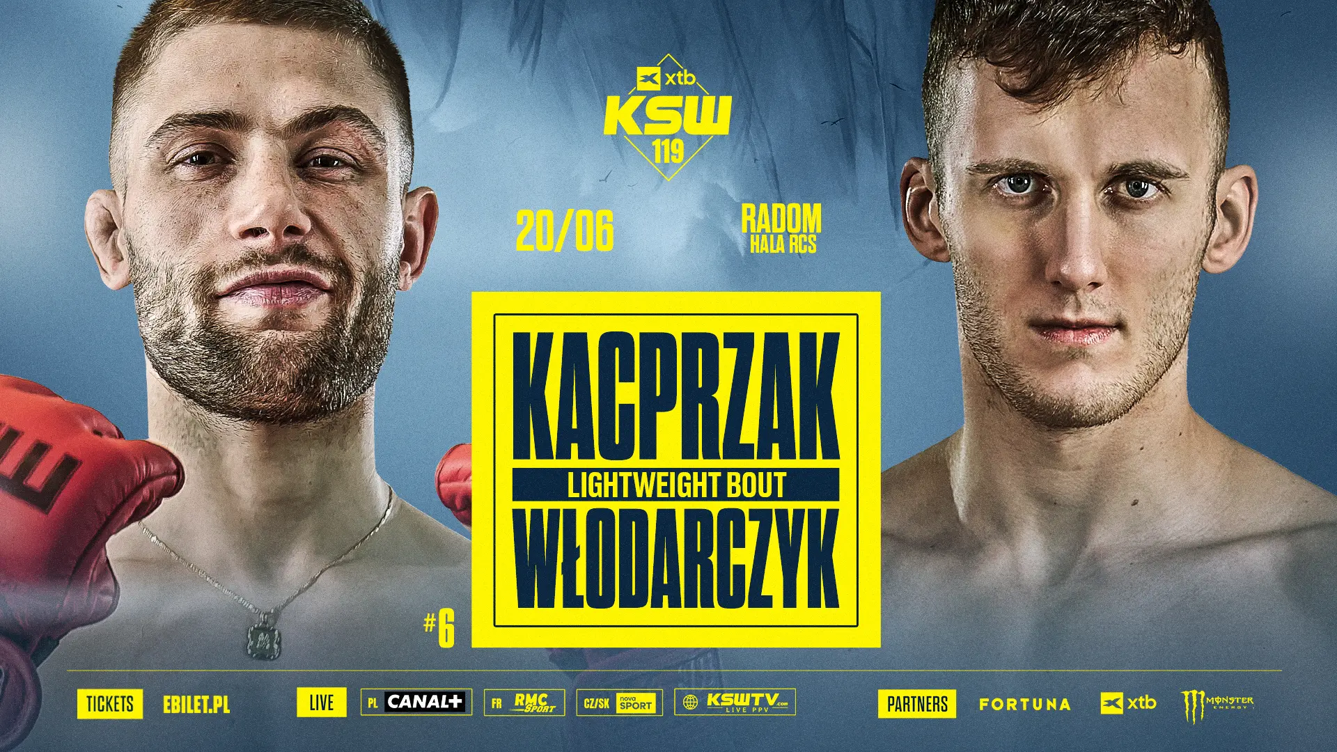 Piotr Kacprzak zmierzy sięz Igorem Włodarczykiem podczas gali XTB KSW 119