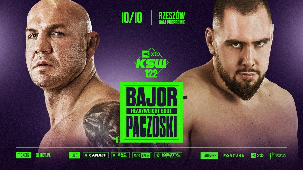 Starcie w królewskiej kategorii wagowej dodane do karty walk gali XTB KSW 122